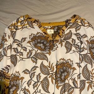 Womens 1X Dressbarn V Cut Blouse